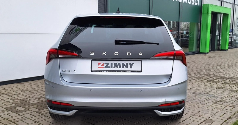 Skoda Scala cena 105900 przebieg: 7, rok produkcji 2024 z Bieżuń małe 67